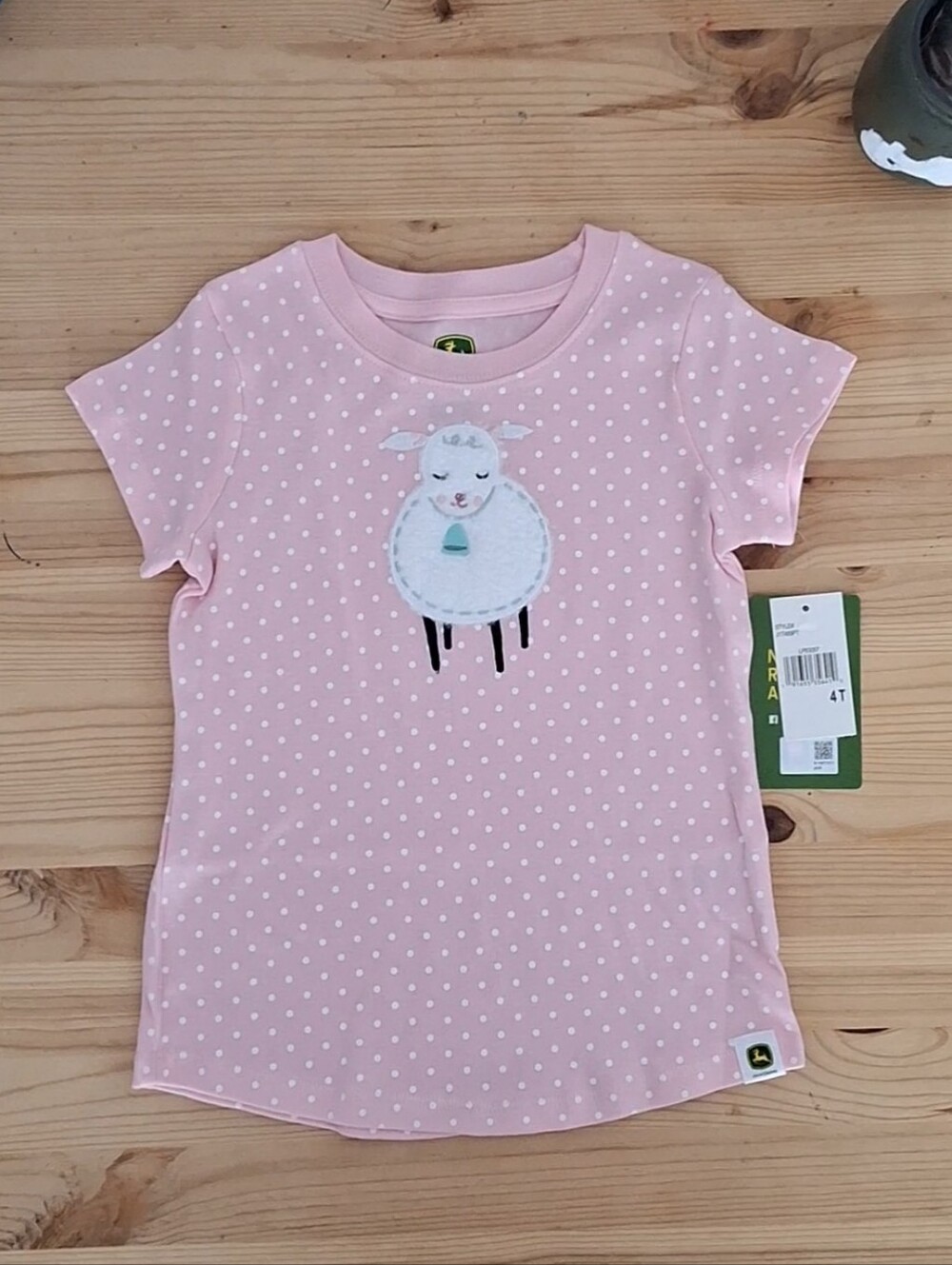 John Deere 🩷🐑 Polka Dot Top
